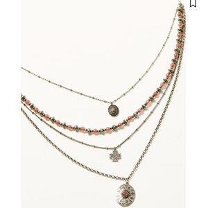 Shyanne Strawberry Skies Beaded Necklace